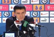 Trener Lech Poznań Mariusz Rumak