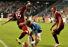 Lech przypieczętował awans lewą nogą Douglasa